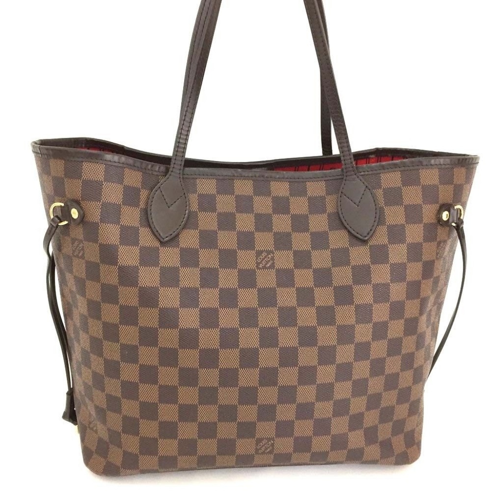 100% Auth Louis Vuitton Neverfull Damier MM Tote - Picture 2 of 8